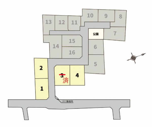 水戸市千波町　4区画(建築条件付)
