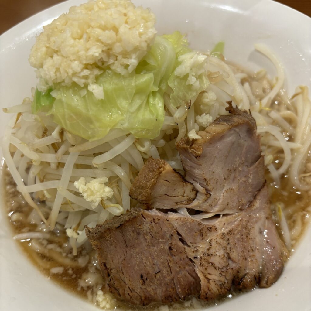 ラーメンと夜景